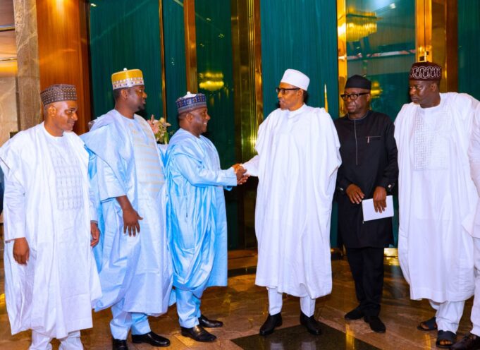 Buhari with BUA Group