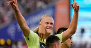 Haaland scores twice as Man City secure first EPL victory Haaland