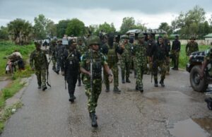 PHOTOS: GOC, troops clear Kaduna communities of bandits Army