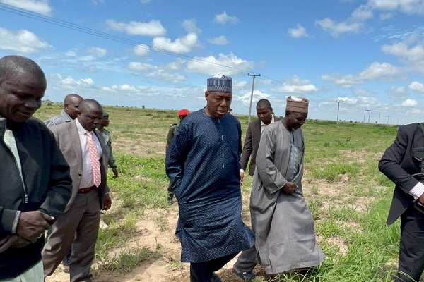 Governor Zulum's visit to farmers Zulum