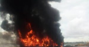 7 burnt to death as bus catches fire in Lagos Bus