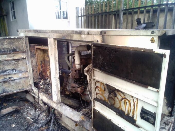 Fire incident at Cross River Govt House Cross River