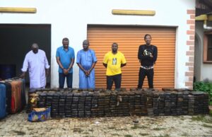 NDLEA seizes $278.2m worth of cocaine, arrests 4 drug barons Buhari, Cocaine