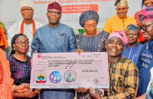 PHOTOS: Fayemi lifts three technical colleges with $750,000