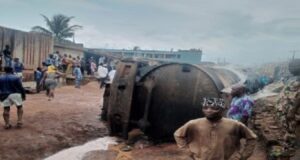 10 buildings razed as petrol-laden tanker explodes in Ogun Tanker