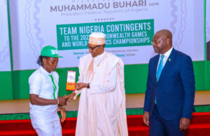 Buhari rewards athletes with National Honours, N200m