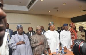 Tinubu meets APC Govs, NWC over campaign council list Tinubu