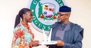 PHOTOS: Ogun gov gifts Amusan house, N5m, appoints athlete Youth Ambassador