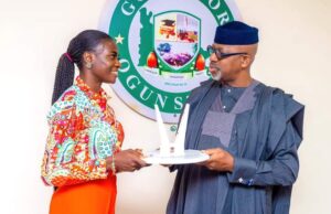 PHOTOS: Ogun gov gifts Amusan house, N5m, appoints athlete Youth Ambassador