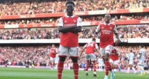 Saka scores twice as Arsenal beat Liverpool 3-2 Arsenal, Saka