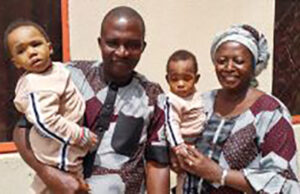 Couple dedicate twins after 16 years of waiting