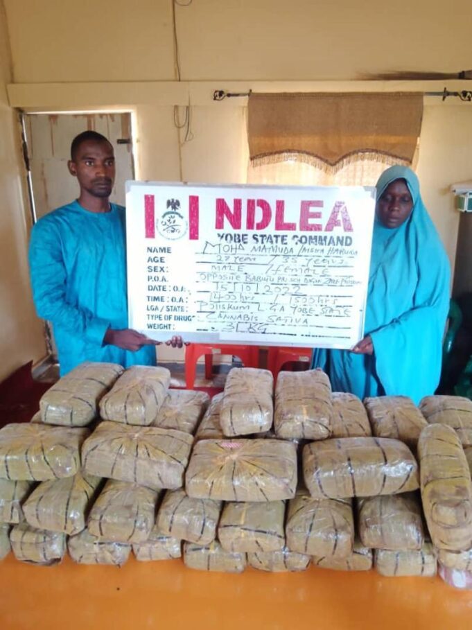Arrested drug dealers NDLEA