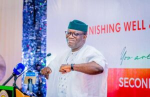 Bagudu, Zulum, Oyegun eulogise Fayemi at valedictory lecture 60th birthday, Fayemi