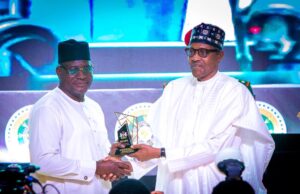 Buhari confers Public Service Award on FIRS boss, Nami