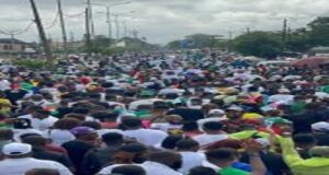 2023: Asaba agog as Obi supporters take over major roads Asaba
