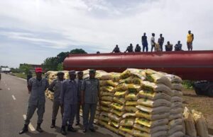 Customs seizes 502 bags of rice concealed in tanker