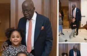 PHOTOS: Tinubu releases pictures with grandchildren