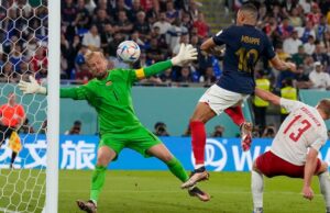 World Cup: Mbappe goals send France to World Cup last 16 Mbappe