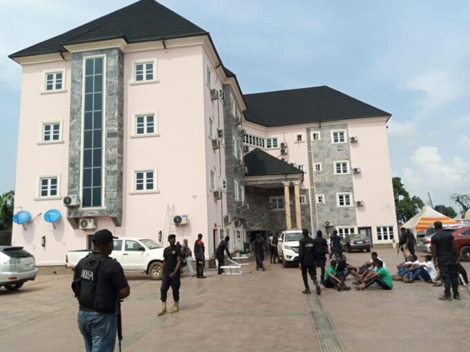 One of the sealed hotels owned by drug kingpins in Abia State