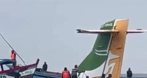 Plane crashes into Tanzanian lake Tanzania, Lake