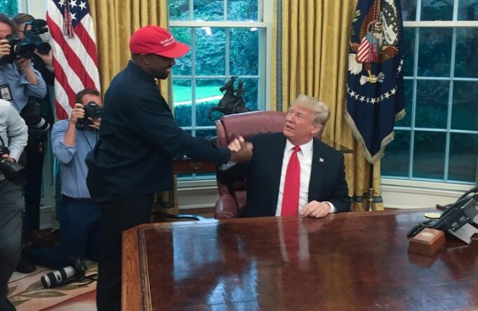 Kanye West and Trump Kanye West
