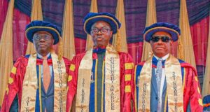 Wike, Sanwo-Olu, Makinde conferred with honorary doctorate degrees Makinde
