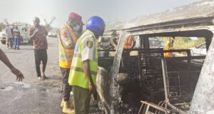 7 worshippers burnt to death in Sagamu-Benin expressway accident accident