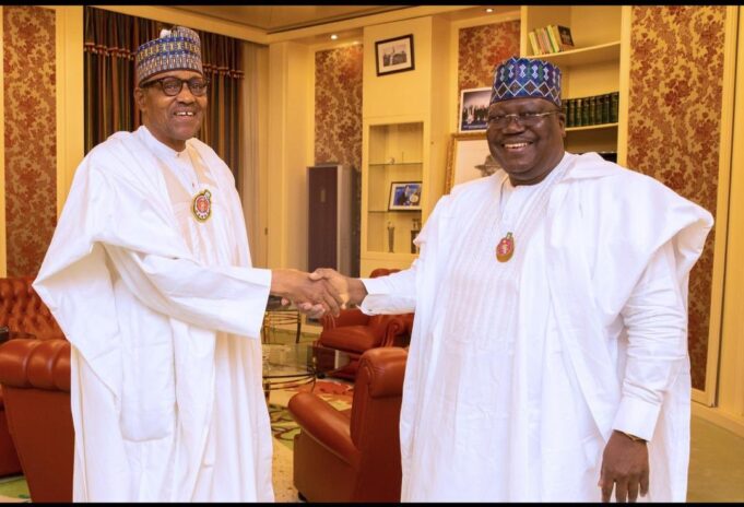 Buhari and Lawan Buhari