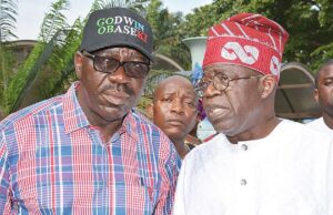 2023: Tinubu, APC won’t get 25% votes in Edo – Obaseki Obaseki and Tinubu