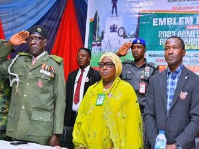 Kaduna deputy gov at the launch of 2023 Armed Forces Remembrance Day Armed Forces Remembrance Day