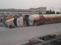 5 injured as tanker crashes into vehicles in Edo Motorcyclist