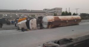 Motorcyclist crushed to death in Lagos tanker accident Motorcyclist