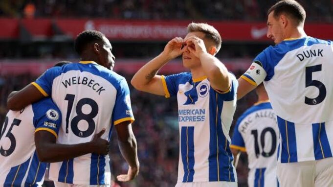 Brighton vs Liverpool Brighton