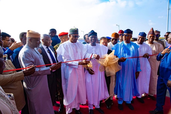 Buhari inaugurating Lekki Deep Sea Port Buhari