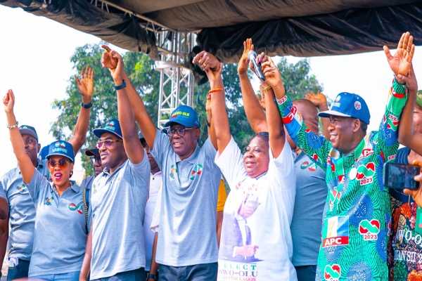 Sanwo-Olu at Lagos workers’ endorsement rally Sanwo-Olu