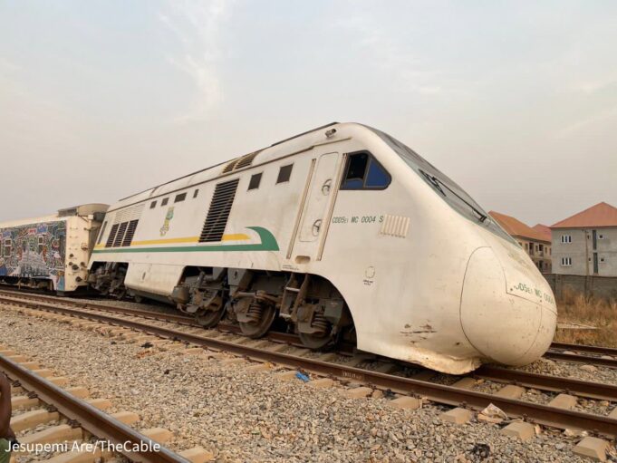 Abuja derailed train Train