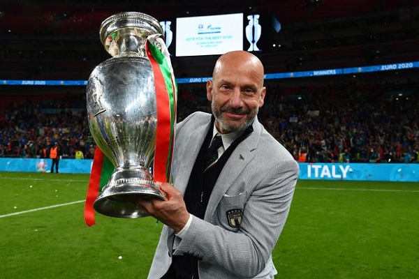 Former Chelsea manager, Gianluca Vialli Gianluca Vialli