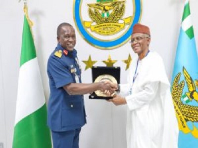 El-Rufai and Chief of the Air Staff El-Rufai