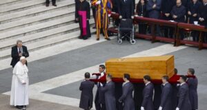 Pope Francis presides as Pope Benedict XVI is laid to rest Pope Benedict