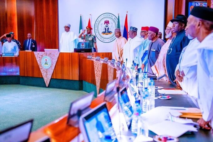 Council of State meeting Council of State meeting, Buhari