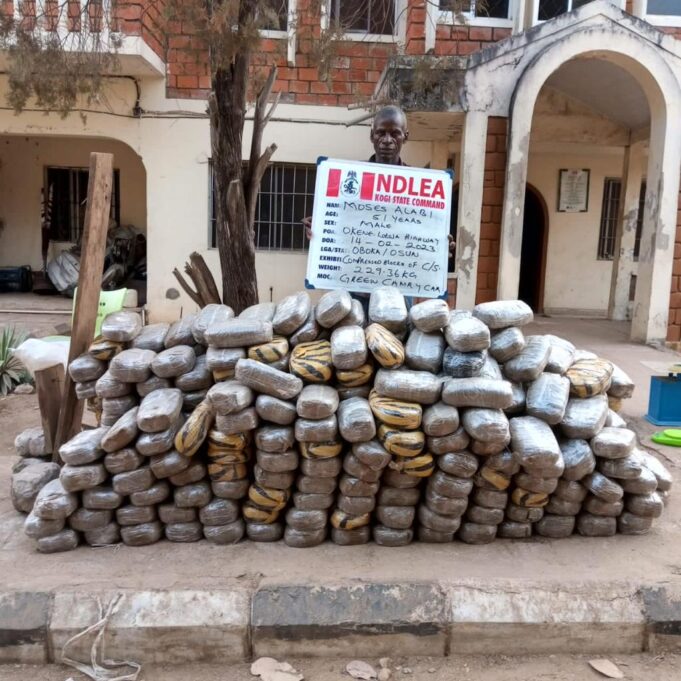 Arrested drug dealer NDLEA