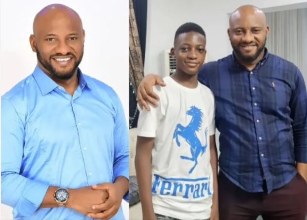 Yul Edochie and his son Yul Edochie