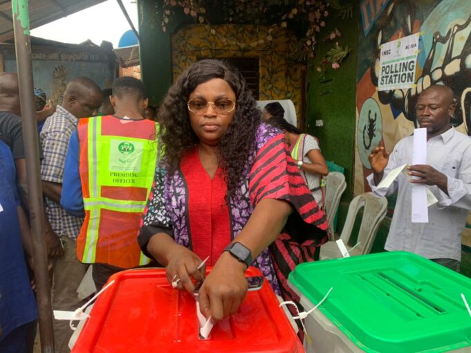 Funke Akindele polling unit