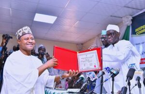 Uba Sani gets Certificate of Return, lists 7 priorities in Kaduna
