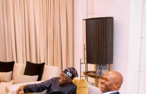 PHOTOS: Tinubu visits Tony Elumelu