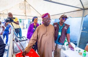PHOTOS: President-Elect Tinubu votes in Lagos