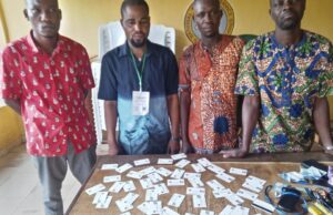 PHOTOS: NDLEA intercepts party agents buying votes in Abeokuta