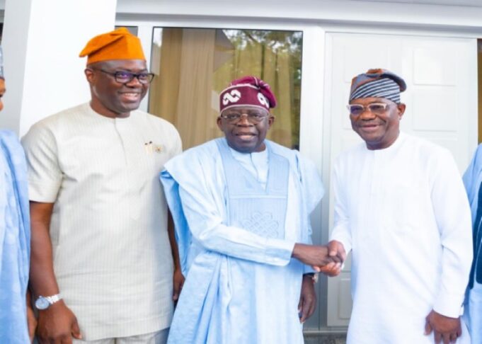 Wike, Tinubu, and Makinde Wike Tinubu