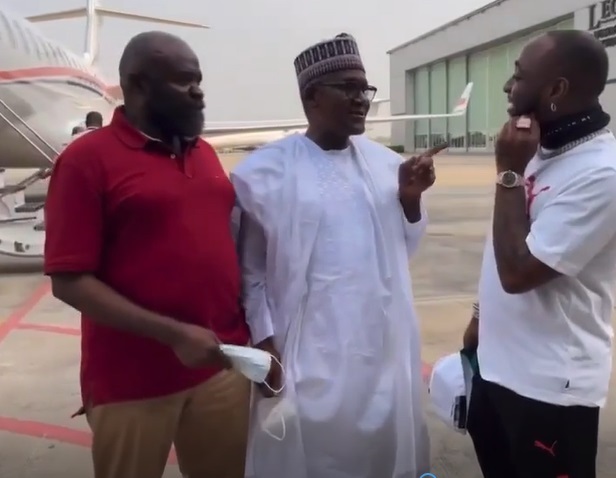 Davido and Dangote Davido Dangote