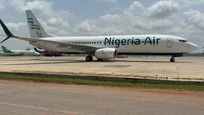 AON, Nigeria Air plane
